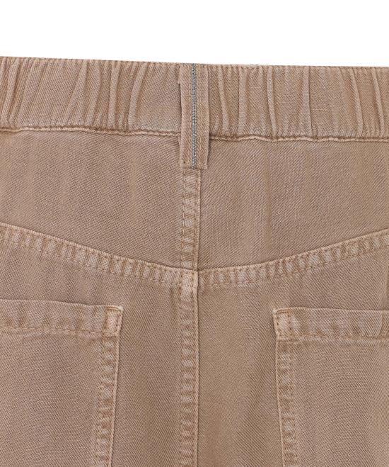 26SS 브루넬로 쿠치넬리 팬츠 ML996P4053 C1799 Beige - BRUNELLO CUCINELLI