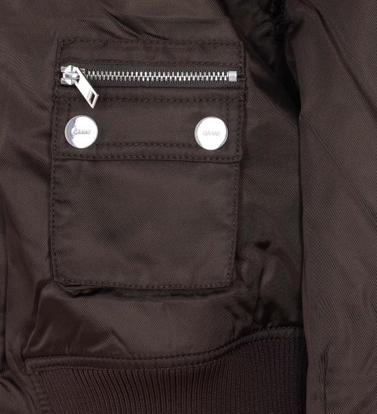 26SS 가니 나일론 봄버 자켓 A1010046 ZWX Brown - GANNI