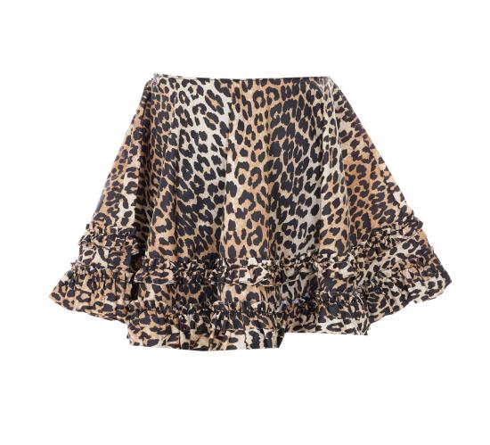 26SS 가니 미디 스커트 A1090087 859 Beige - GANNI