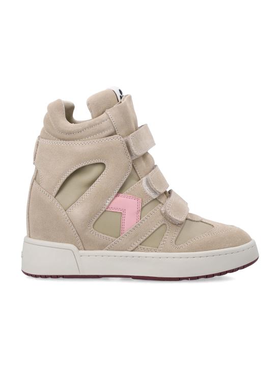 26FW 이자벨마랑 베켓 웨지 스니커즈 BK0010FAD1E02S BEBG BEIGE BUBBLEGUM - ISABEL MARANT
