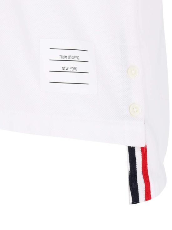 26SS 톰브라운 반팔 티셔츠 FJS013A 00050 100 White - THOM BROWNE