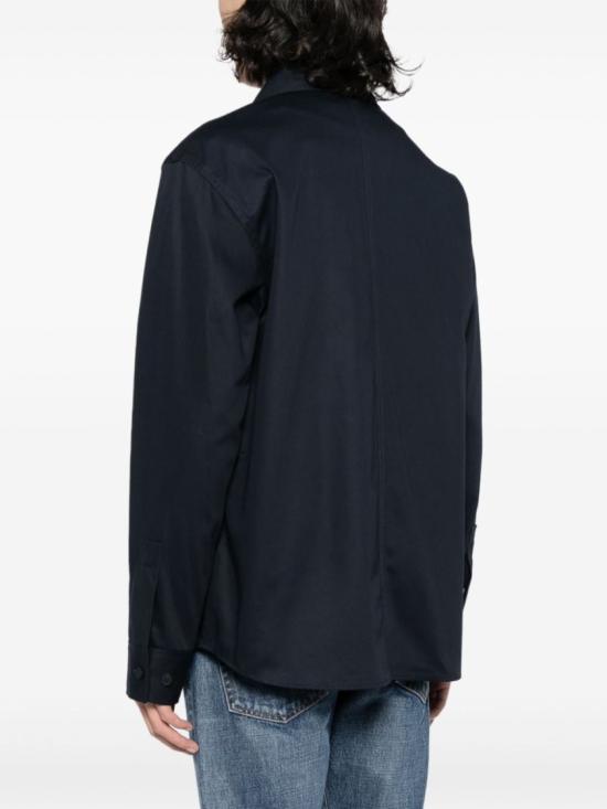  메종키츠네 긴팔 셔츠 MM00401WW0078 P492 Blue - MAISON KITSUNE