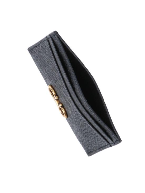 26SS 살바토레 페라가모 간치니 카드지갑 742164001 Black - SALVATORE FERRAGAMO