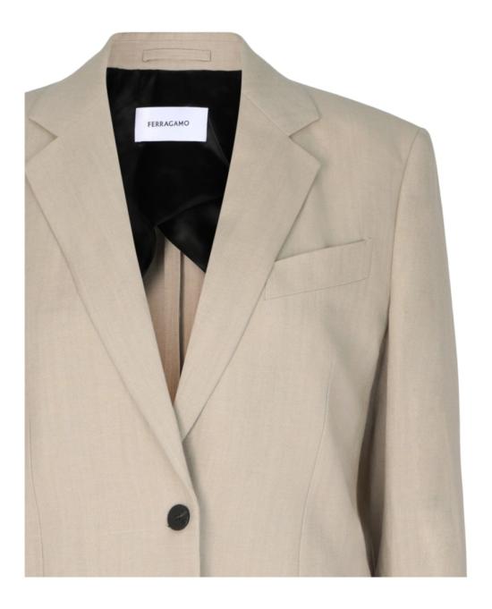  살바토레 페라가모 수트 자켓 13E880 773493 10182 44 Neutrals - SALVATORE FERRAGAMO