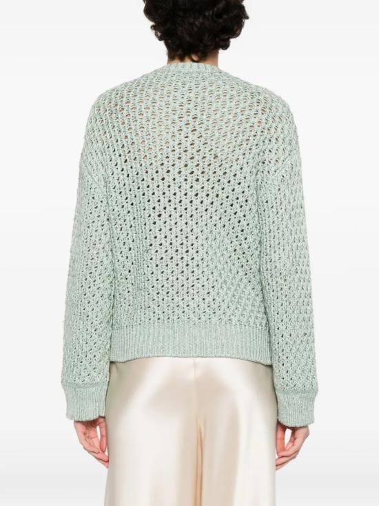 26SS 파비아나 필리피 긴팔 티셔츠 MAD266F113 L7446172 Green - FABIANA FILIPPI