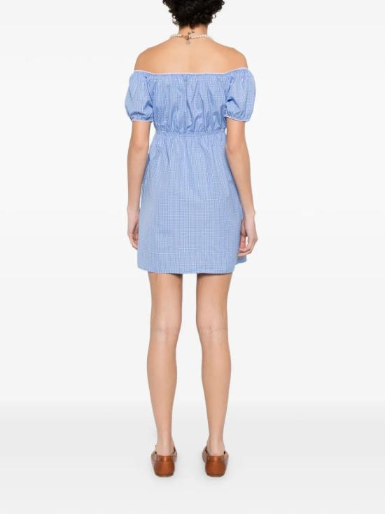 26SS 미우미우 숏 원피스 MF6225 183AF0076 Light Blue - MIU MIU