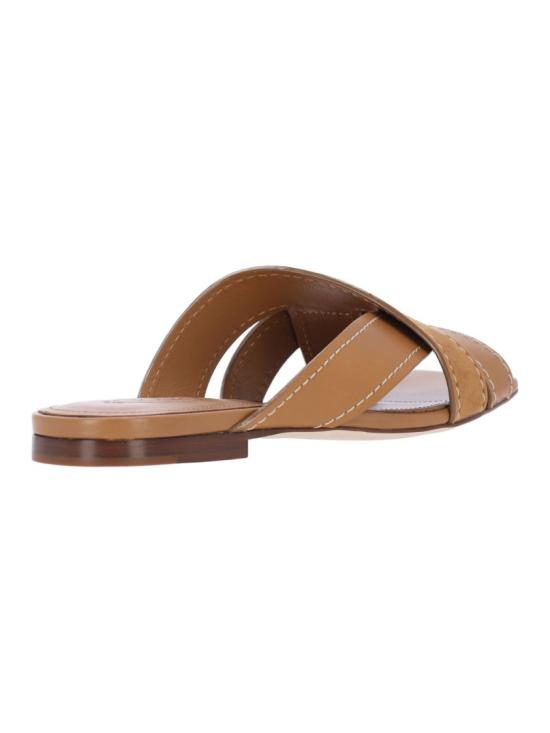 26SS 토즈 레더 크로스 스트랩 샌들 XXW99L0JY50V1SZZZR Brown - TODS