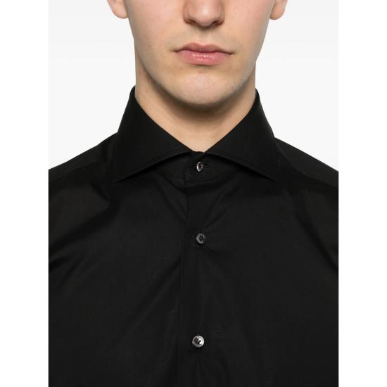 25FW 발바 셔츠 PZ2708 0001 BLACK - BARBA