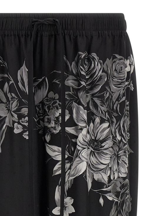 26SS 돌체앤가바나 스트레이트 팬츠 GVRMATHI12HHN5ST Black - DOLCE & GABBANA