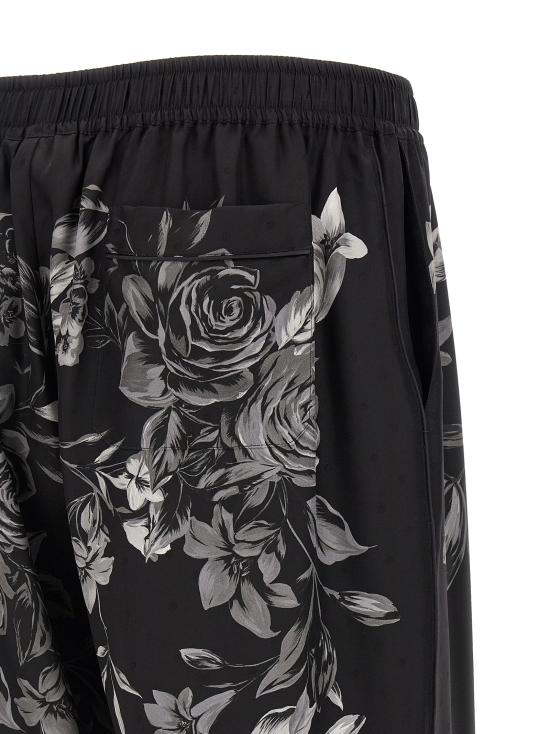 26SS 돌체앤가바나 스트레이트 팬츠 GVRMATHI12HHN5ST Black - DOLCE & GABBANA