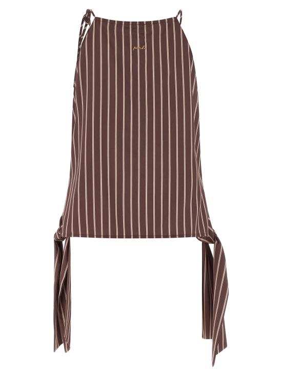 26SS 핑코 민소매 티셔츠 106671A33QLN1 Brown - PINKO