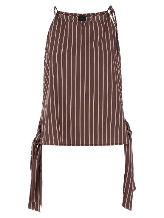 26SS 핑코 민소매 티셔츠 106671A33QLN1 Brown