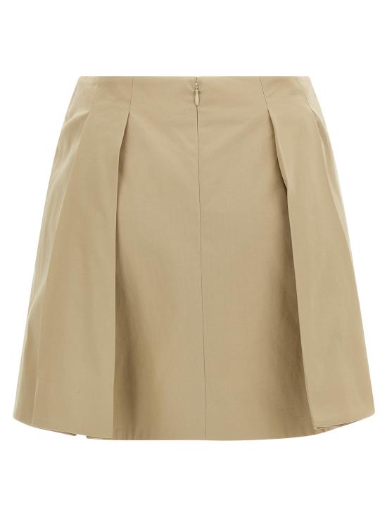 26SS 발망 롱 스커트 GF1LBB34CG430AN Beige - BALMAIN