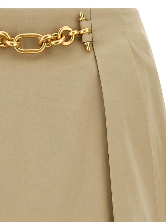 26SS 발망 롱 스커트 GF1LBB34CG430AN Beige - BALMAIN