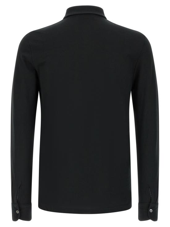 26SS 자노네 폴로 티셔츠 815132ZG380Z0015 Black - ZANONE