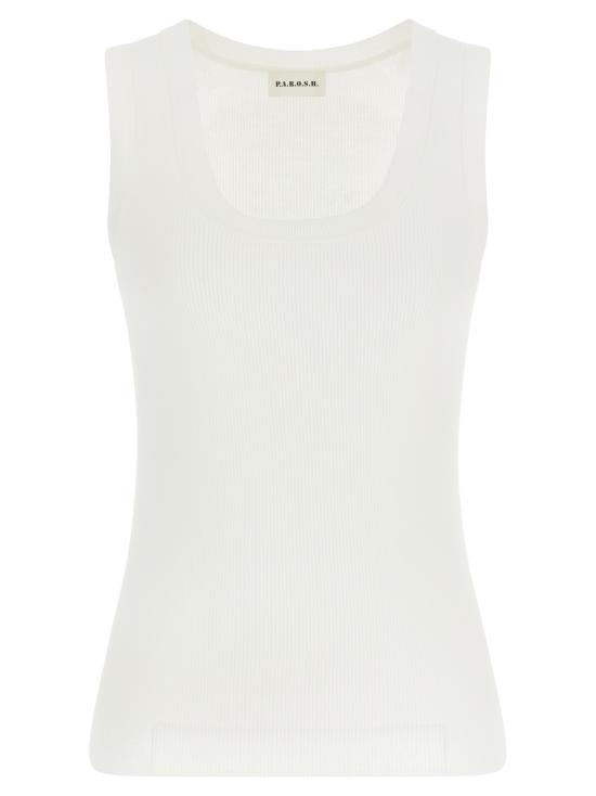 26SS 파로쉬 민소매 티셔츠 D500743CIPRIA26002 White