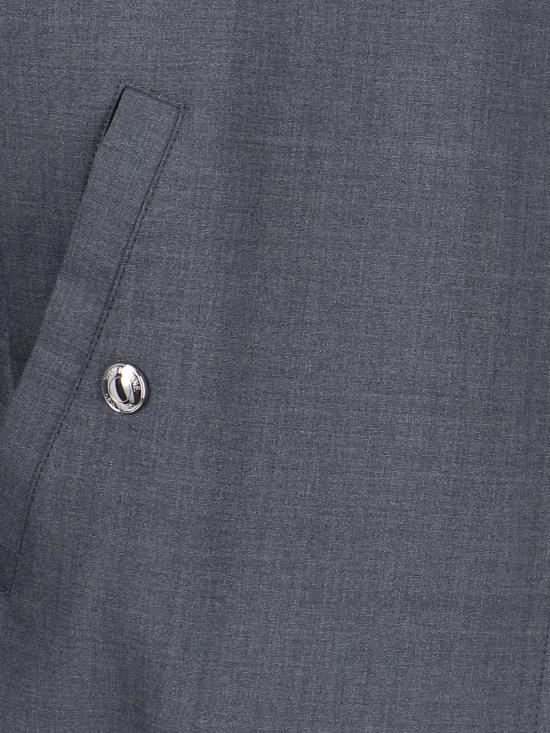 26SS 톰브라운 플레인 위브 4바 니트 립 블루종 MJO030A 06146 025 Grey - THOM BROWNE