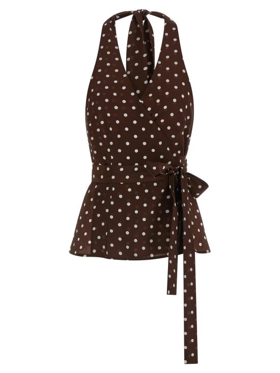 26SS 파로쉬 이브닝 티셔츠 D313363SBILLO808 Brown