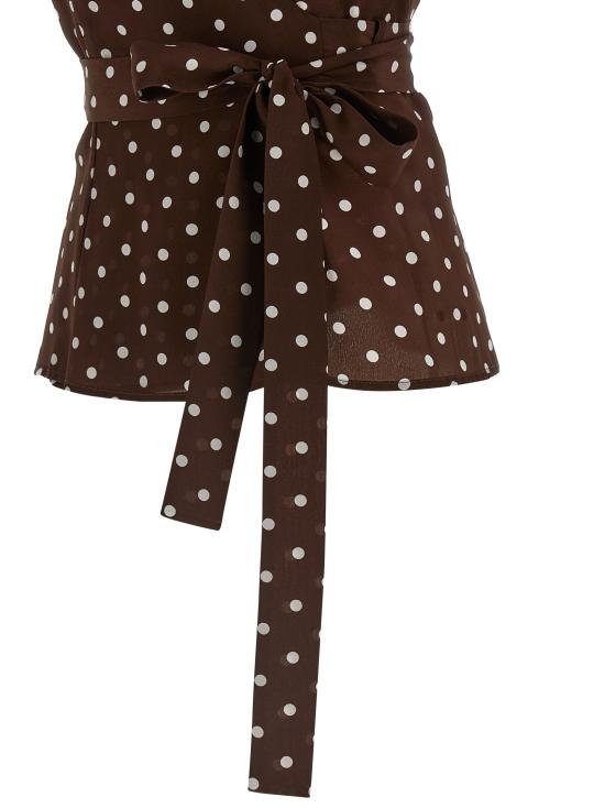 26SS 파로쉬 이브닝 티셔츠 D313363SBILLO808 Brown - PAROSH