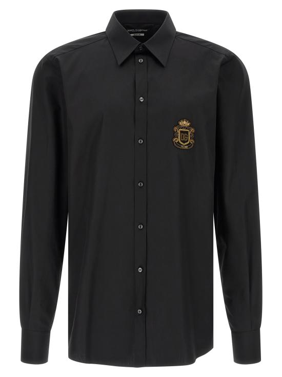 26SS 돌체앤가바나 긴팔 셔츠 G5ML1ZGK278N0000 Black