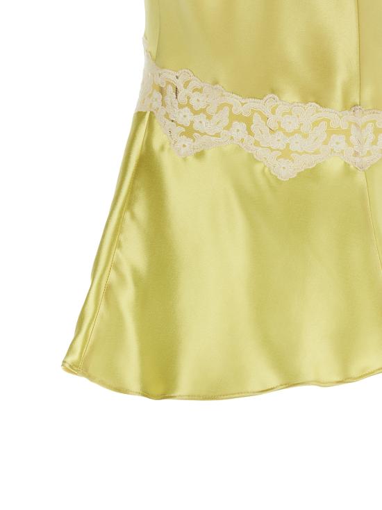 26SS 알베르타 페레티 이브닝 티셔츠 A022116271024 Yellow - ALBERTA FERRETTI