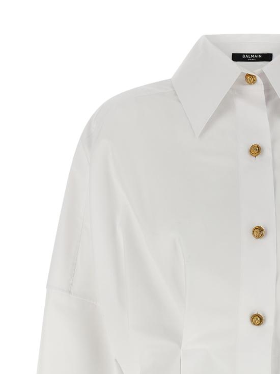 26SS 발망 숏 원피스 GF1R9412CB090FB White - BALMAIN