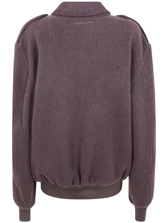 25FW MM6 메종마르지엘라 자켓 S62AN0169 M35635 002F BROWN BLACK - MM6 MAISON MARGIELA