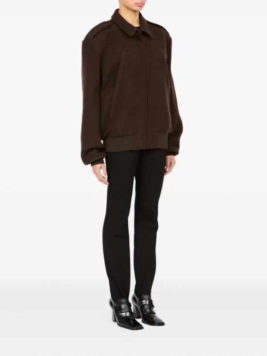 25FW MM6 메종마르지엘라 자켓 S62AN0169 M35635 002F BROWN BLACK - MM6 MAISON MARGIELA