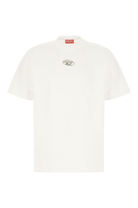 26SS 디젤 T-Norm Iod 반팔 티셔츠 A202970JMBB 141 WHITE