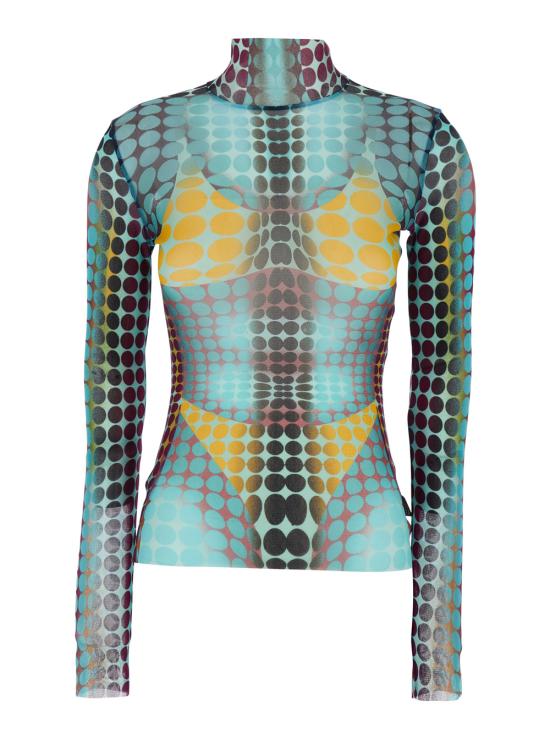 26SS 장 폴 고티에 긴팔 티셔츠 TO445M018P502710 Multicolor