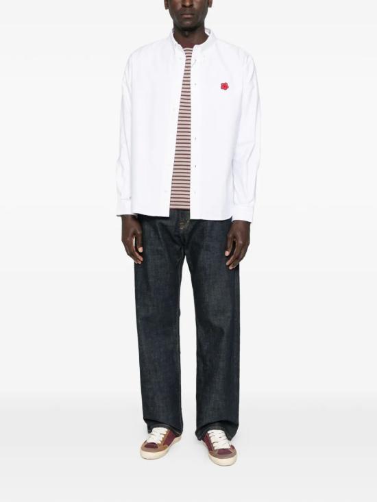 26SS 겐조 긴팔 셔츠 FG55CH4109LO 01 WHITE - KENZO