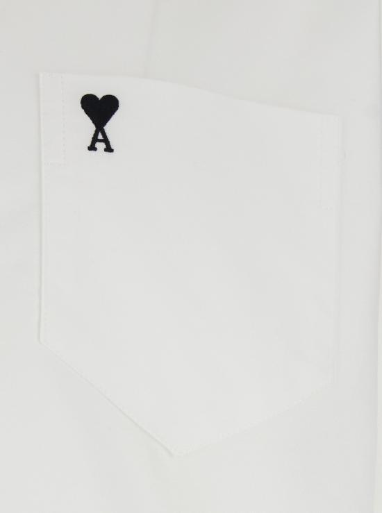 26SS 아미 셔츠 HSH822CO0031168 White - AMI