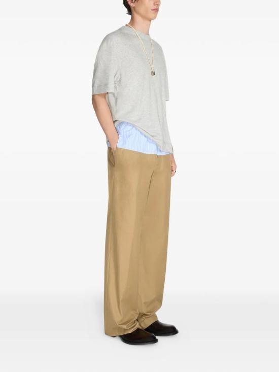 26SS 드리스 반 노튼 반팔 티셔츠 0211593606 813 GREY MELANGE - DRIES VAN NOTEN