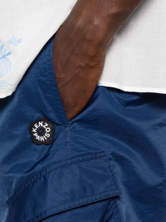 26SS 겐조 숏팬츠 FG55SH5099CE 75 DEEP SEA BLUE - KENZO