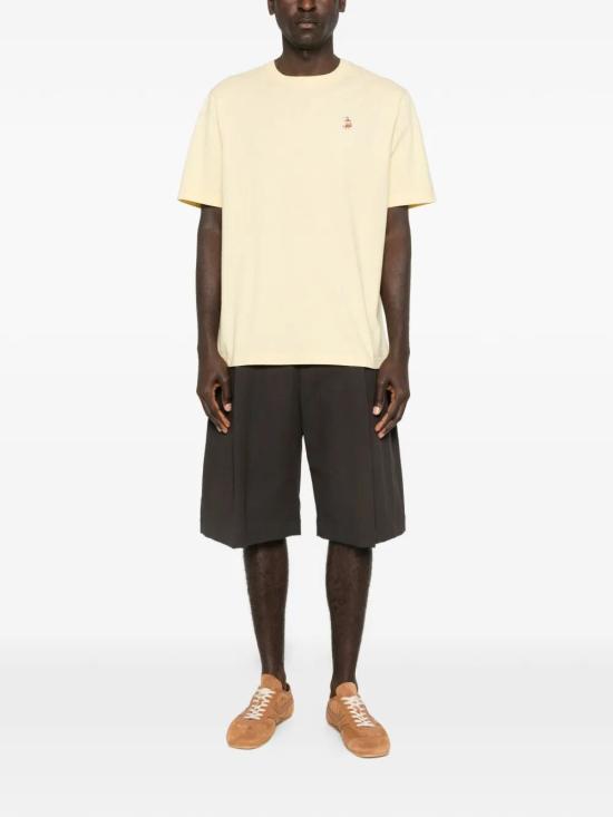 26SS 메종키츠네 드리밍 폭스 컴포트 티셔츠 QM00102KJ7026 0425 STRAW - MAISON KITSUNE