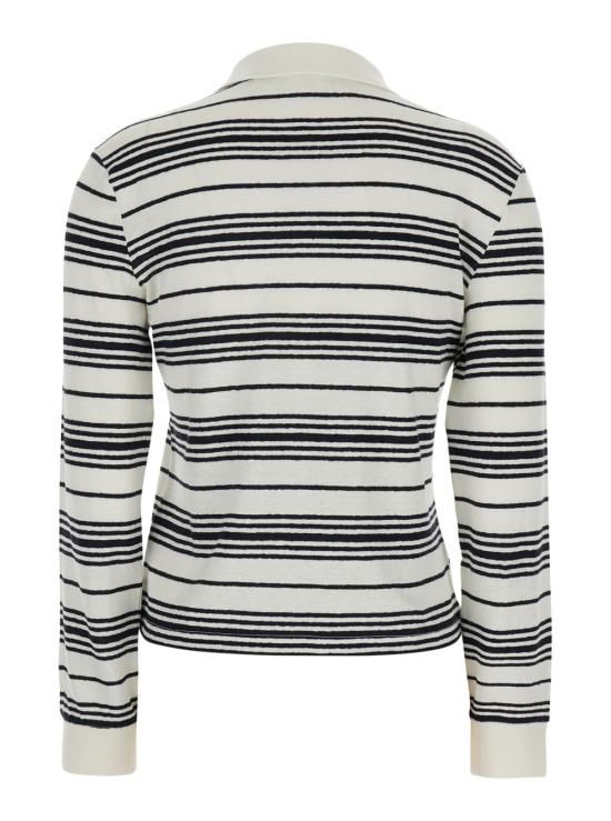 26SS 프레임 폴로 티셔츠 WS26JKT005CREM White black - FRAME