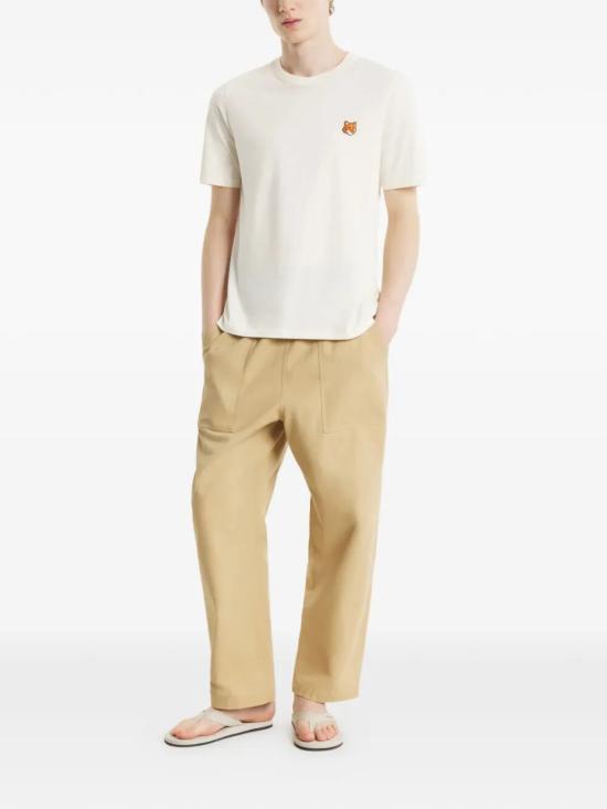 26SS 메종키츠네 폭스 헤드 레귤러 티셔츠 PM00107KJ7026 0063 NOBLE BEIGE - MAISON KITSUNE