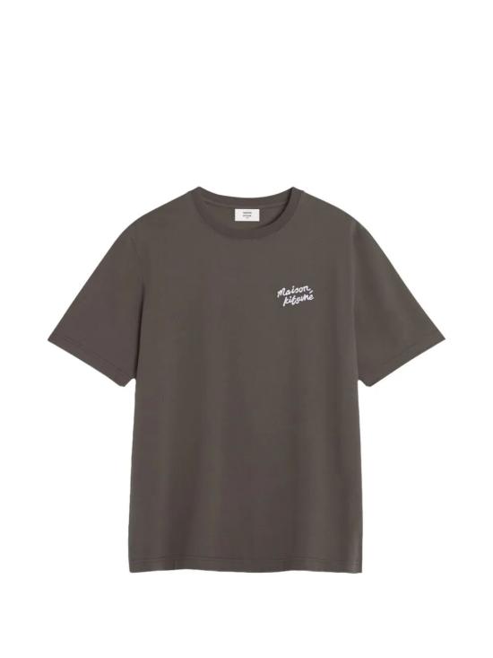 26SS 메종키츠네 핸드라이팅 컴포트 티셔츠 MM00126KJ7025 0453 BELUGA