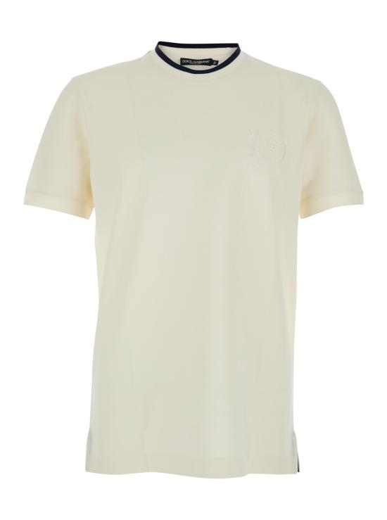 26SS 돌체앤가바나 반팔 티셔츠 G8SW4ZHU7WZW3789 White