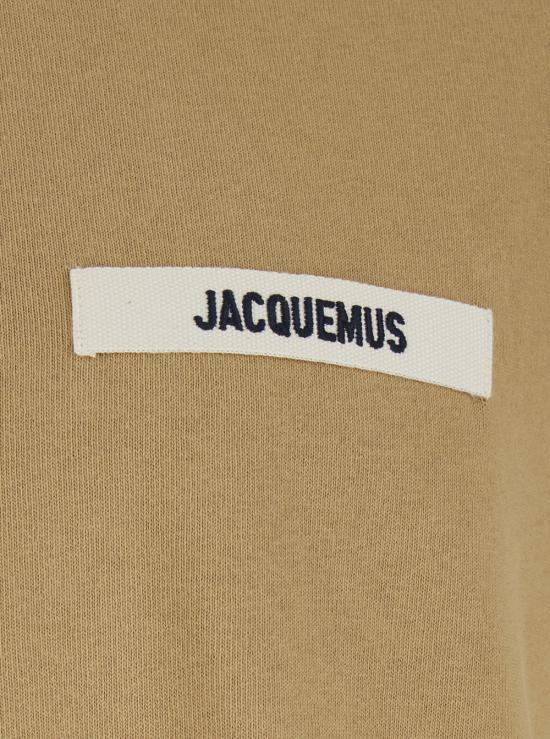 26SS 자크뮈스 그로그랭 로고 티셔츠 TSM00133AJ00226180 Beige - JACQUEMUS