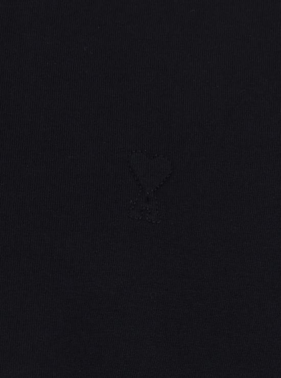 26SS 아미 하트 로고 코튼 자수 티셔츠 UTS341726001 Black - AMI