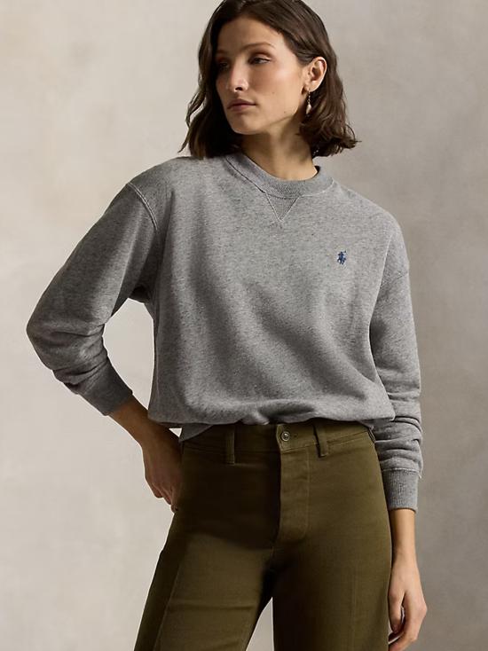 26SS 폴로 랄프로렌 긴팔 티셔츠 211971690 001 GREY - POLO RALPH LAUREN