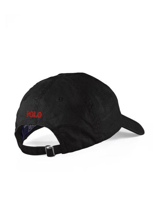 26SS 폴로 랄프로렌 포니 자수 치노 볼캡 211912843 019 BLACK - POLO RALPH LAUREN