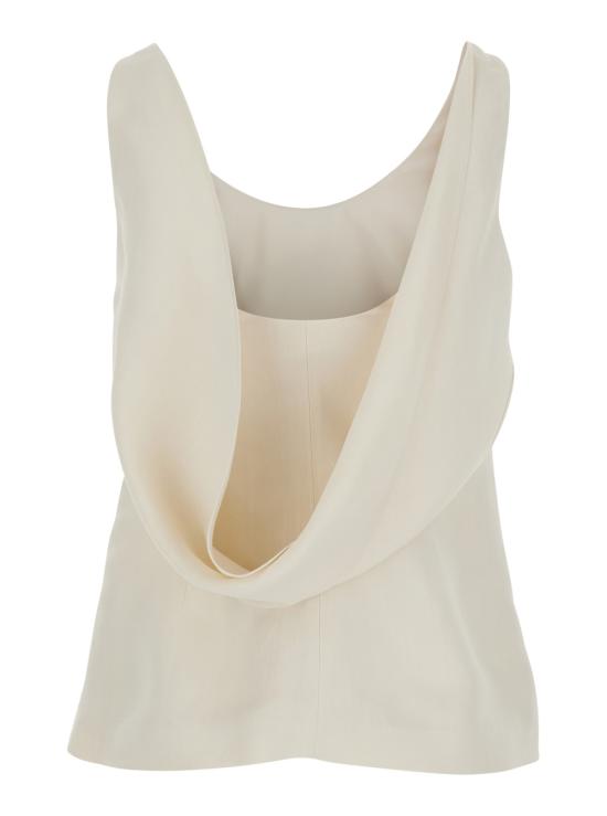 26SS 브루넬로 쿠치넬리 민소매 티셔츠 MH126TR31C579 White - BRUNELLO CUCINELLI