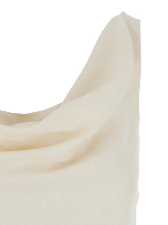 26SS 브루넬로 쿠치넬리 민소매 티셔츠 MH126TR31C579 White - BRUNELLO CUCINELLI