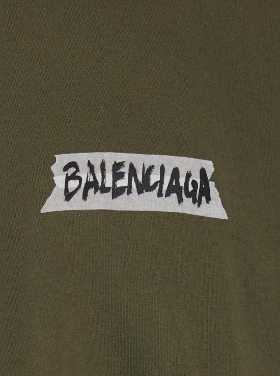 26SS 발렌시아가 탑 764235TTVL62840 Green - BALENCIAGA