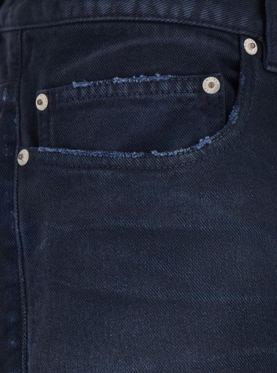 26SS 발렌시아가 커브드 니 팬츠 857194TTW648074 Blu - BALENCIAGA