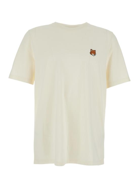 26SS 메종키츠네 폭스 헤드 레귤러 티셔츠 PM00107KJ70260063 Beige