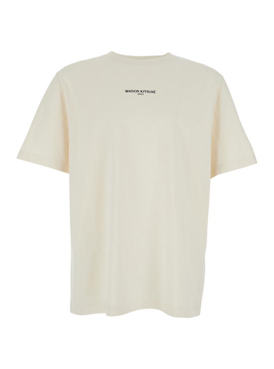 26SS 메종키츠네 파리 컴포트 티셔츠 QM00100KJ70250063 Beige