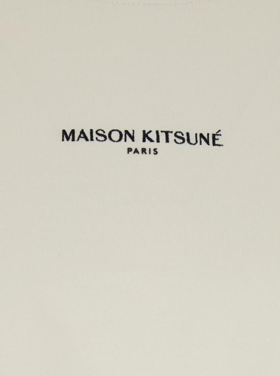 26SS 메종키츠네 파리 컴포트 티셔츠 QM00100KJ70250063 Beige - MAISON KITSUNE